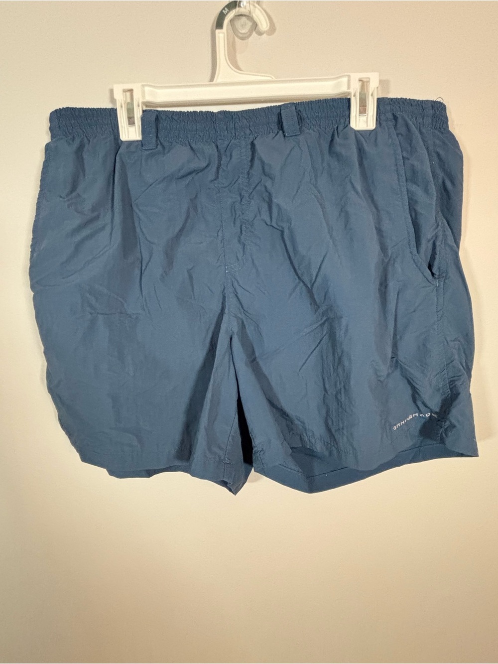Columbia PFG Omni-Shade Mens XL Blue Swim Trunks Nylon Lined
